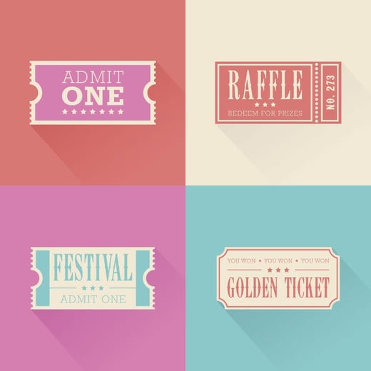 Raffle Ticket Printing Service For Fundraiser Events & More